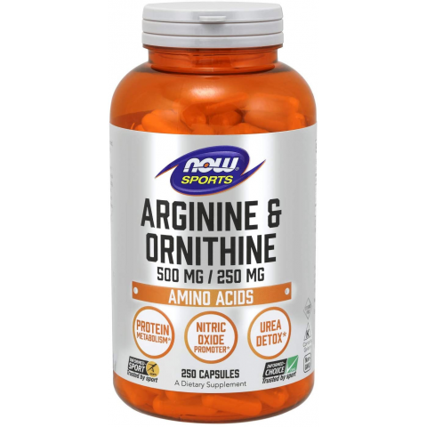 Now Foods - NOW Sports Arginine & Ornithine Caps - 1